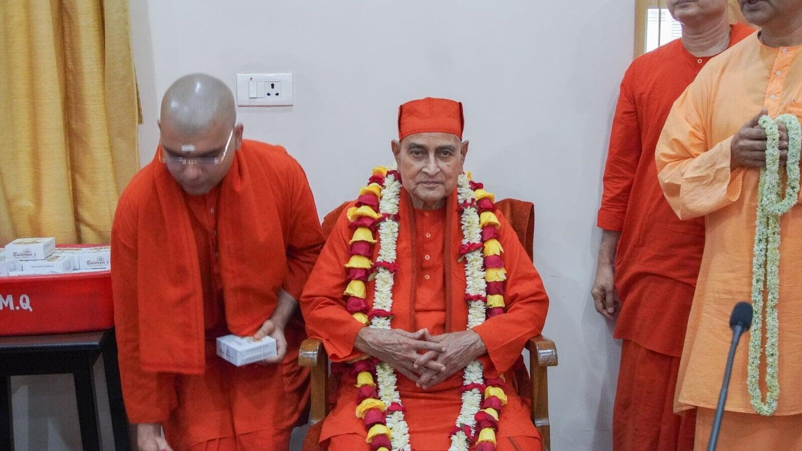 Most Revered Srimat Swami Gautamanandaji Maharaj Elected as
17th President of Ramakrishna Order